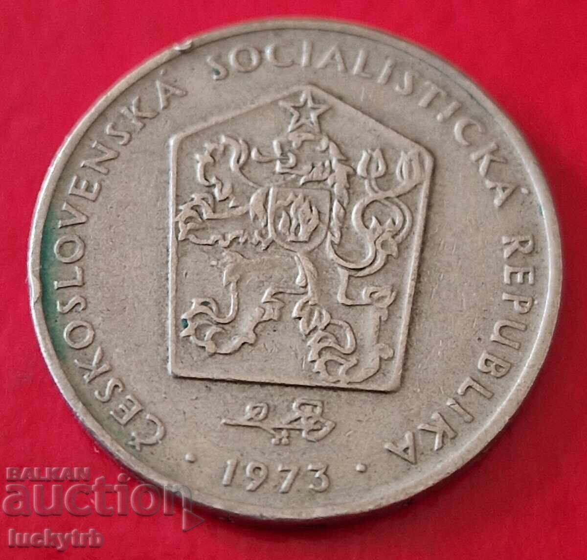 2 Koruny 1973 - Czechoslovakia with price 0.50 BGN | € 0.26