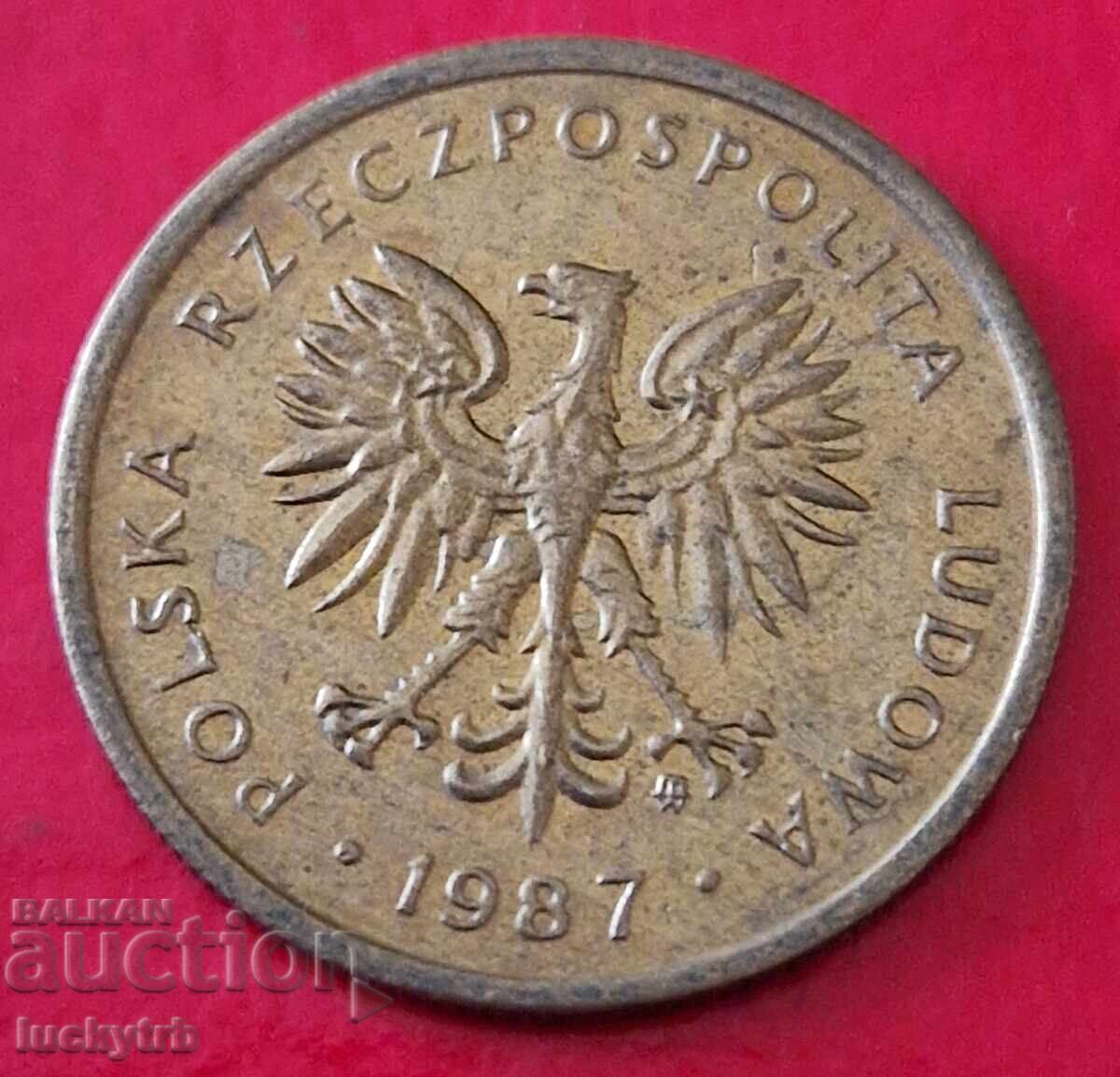 2 zloți 1987 - Polonia cu preț € 1.00 | 1.96 BGN