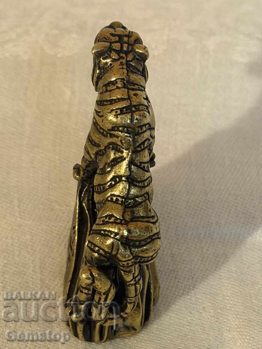 ΕΚΠΤΩΣΗ! 74 γραμμάρια στυλιζαρισμένο χάλκινο ειδώλιο τίγρης από 1 st! - 7 ΕΚΠΤΩΣΗ! 74 γραμμάρια στυλιζαρισμένο χάλκινο ειδώλιο τίγρης από 1 st! - 7