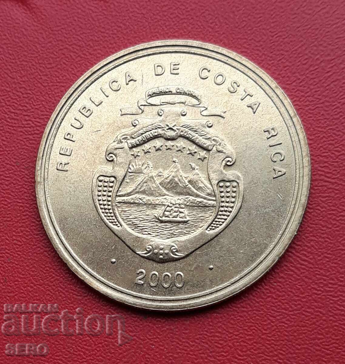 Costa Rica - 500 Colones 2000 - 50 g. Central Bank - Excellent condition with price 3.01 BGN | € 1.54