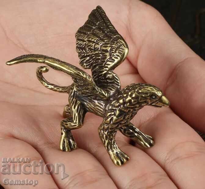 ΒΖΤ! 36 γραμμάρια στυλιζαρισμένη χάλκινη φιγούρα γρύπα από 1 st! με τιμή 10.05 BGN | € 5.14 ΒΖΤ! 36 γραμμάρια στυλιζαρισμένη χάλκινη φιγούρα γρύπα από 1 st! με τιμή 10.05 BGN | € 5.14