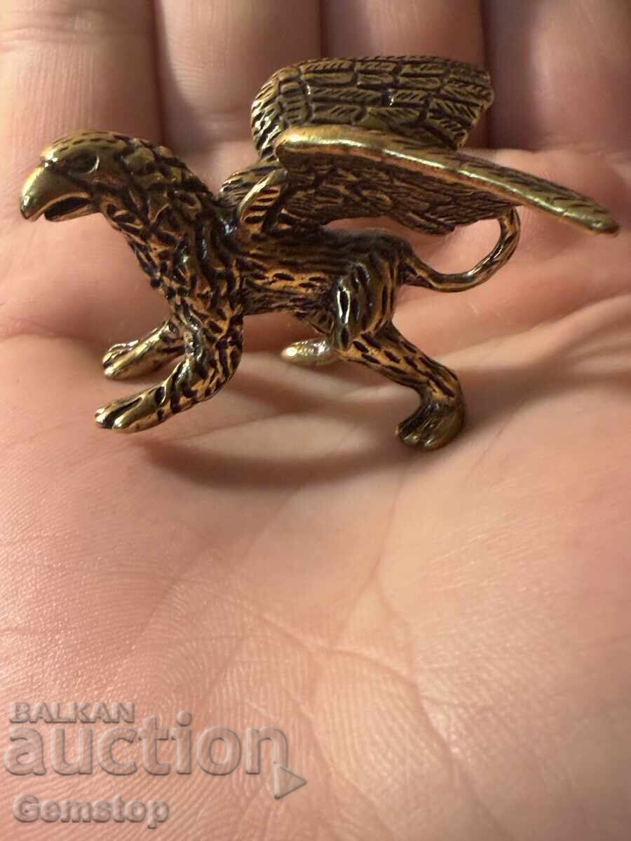 Παράδοση ΒΖΤ! 36 γραμμάρια στυλιζαρισμένη χάλκινη φιγούρα γρύπα από 1 st! Παράδοση ΒΖΤ! 36 γραμμάρια στυλιζαρισμένη χάλκινη φιγούρα γρύπα από 1 st!