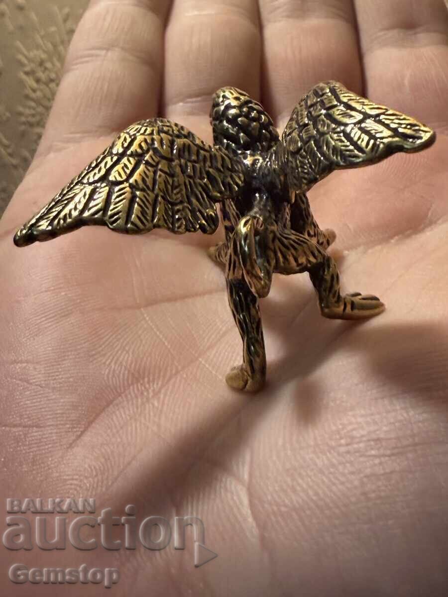 ΒΖΤ! 36 γραμμάρια στυλιζαρισμένη χάλκινη φιγούρα γρύπα από 1 st! - 6 ΒΖΤ! 36 γραμμάρια στυλιζαρισμένη χάλκινη φιγούρα γρύπα από 1 st! - 6