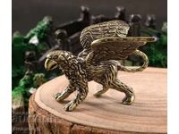 ΒΖΤ! 36 γραμμάρια στυλιζαρισμένη χάλκινη φιγούρα γρύπα από 1 st!