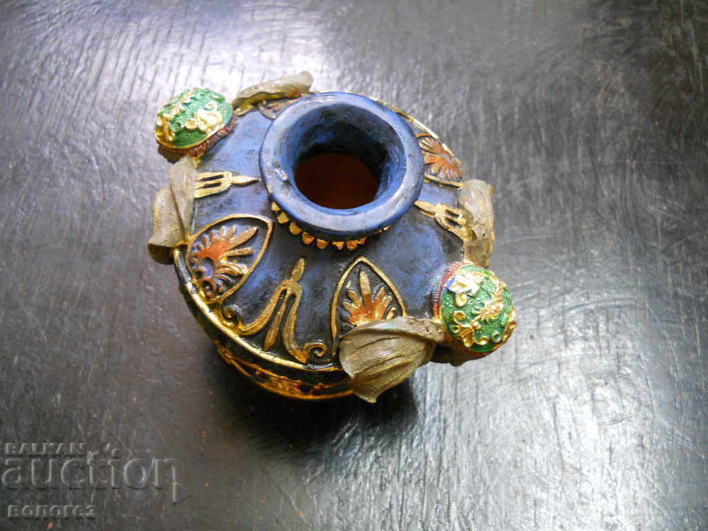 Livrarea Vază din ceramică cu elefanți (India)