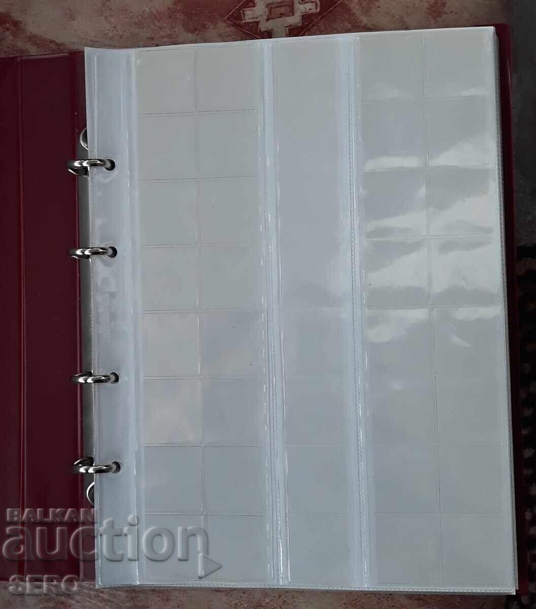 Coin album with 10 sheets for 212 coins of different sizes with price 10.01 BGN | € 5.12