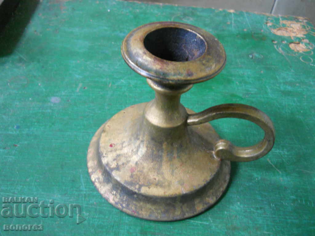 Bronze candlestick with price 15.00 BGN | € 7.67