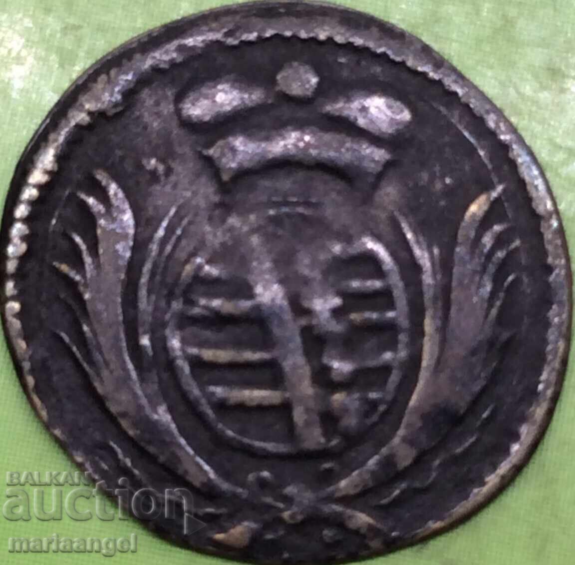 1 Heller Γερμανία Κυβέρνηση - Bernhard von Sachsen-Meiningen - 6