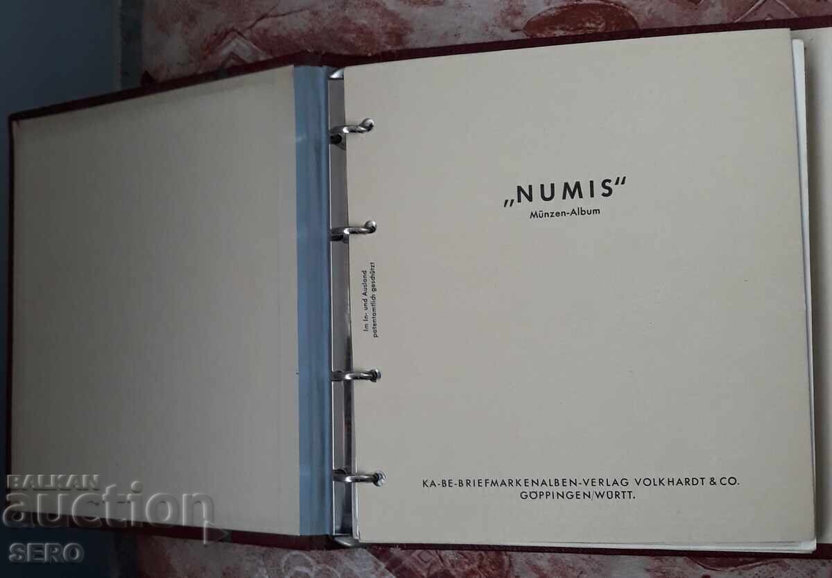 Coin album with 10 sheets for 176 coins of different sizes with price 10.01 BGN | € 5.12
