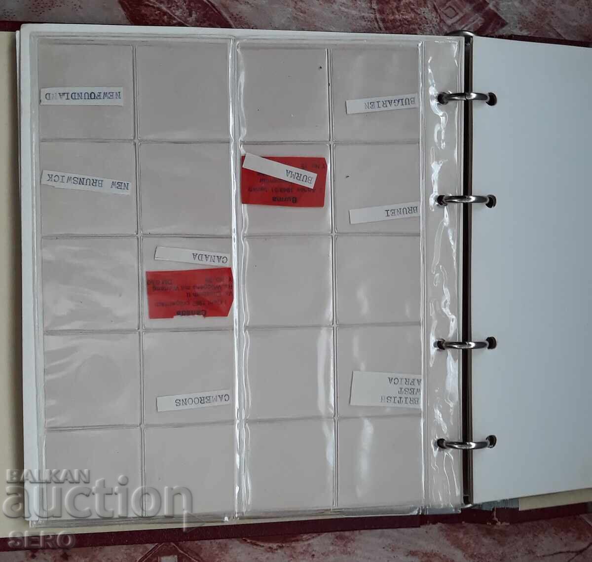 Coin album with 10 sheets for 160 coins of different sizes - 5