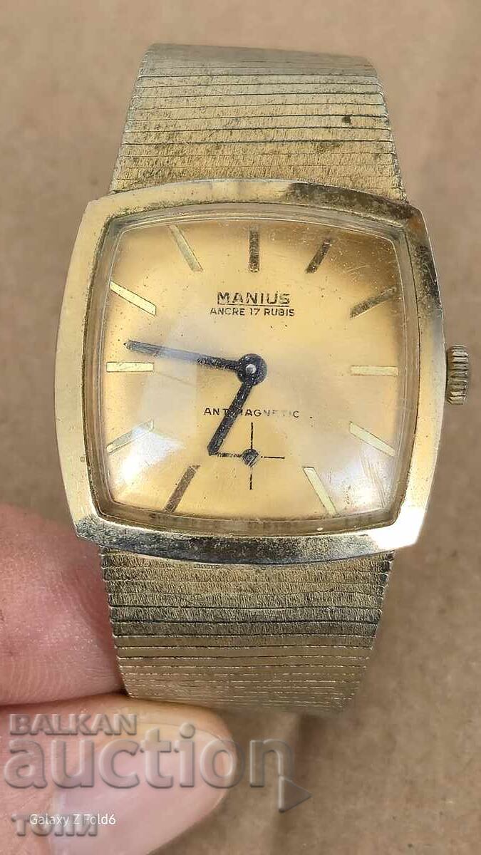 MANIUS SWISS MADE RARE DOES NOT WORK BZC!!!!