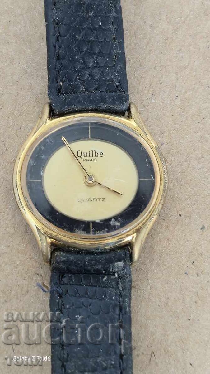 RARE QUILBE QUARTZ SWISS MADE, I DON'T KNOW IF IT WORKS, BZC!!!! with price 3.50 BGN | € 1.79