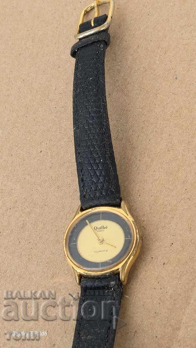 Delivery of RARE QUILBE QUARTZ SWISS MADE, I DON'T KNOW IF IT WORKS, BZC!!!!