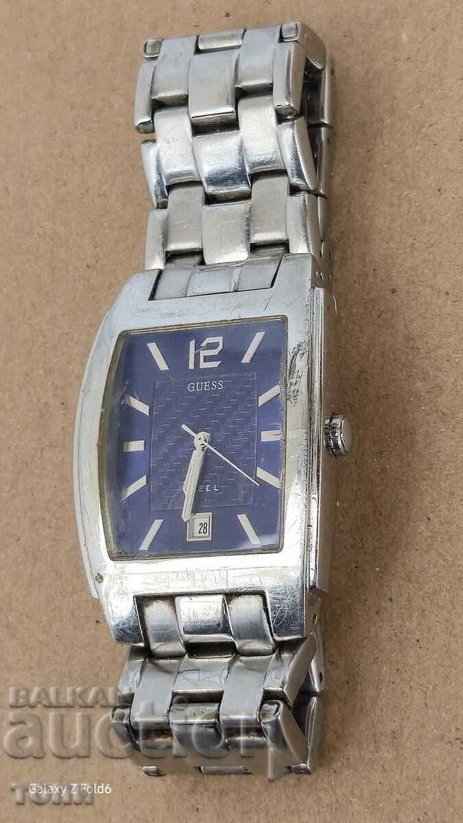 Δημοπρασία GUESS QUARTZ ΣΠΑΝΙΟ ΔΕΝ ΞΕΡΩ ΑΝ ΛΕΙΤΟΥΡΓΕΙ BZC !!!!