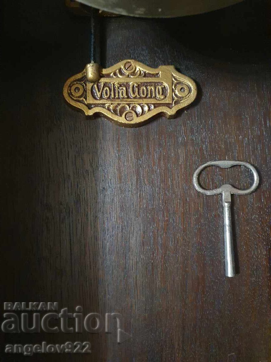 Auction Old German Wall Clock WORKING Auction Old German Wall Clock WORKING