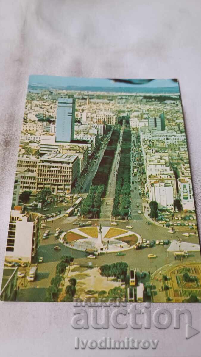 Π Κ Τύνις Εναέρια Άποψη της Λεωφόρου Μπουργκίμπα 1985