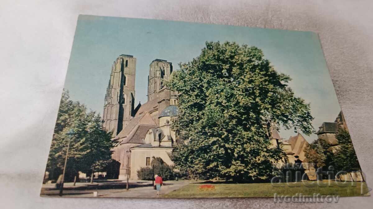 Postcard Wroclaw Cathedral Square Postcard Wroclaw Cathedral Square