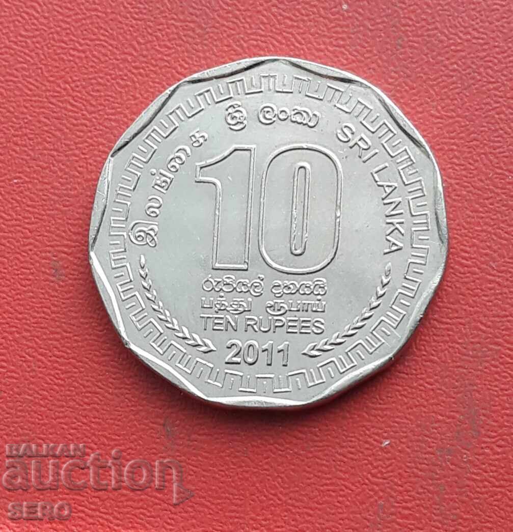 Sri Lanka/Ceylon/-10 Rupees 2011