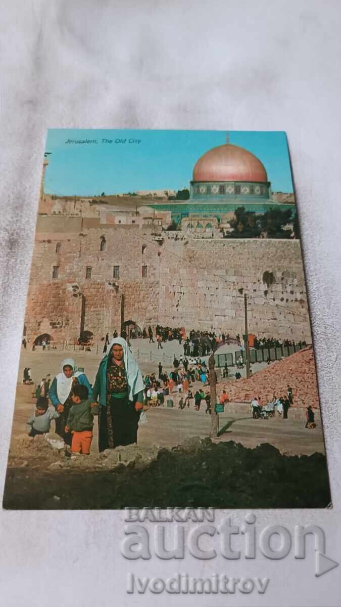 Postcard Jerusalem The Old City Temple Area