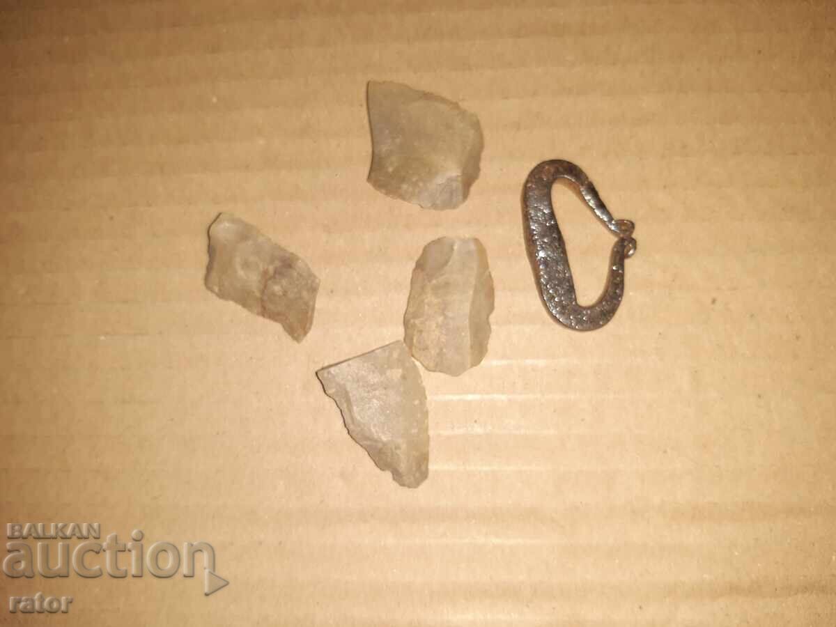 Vechi brichet autentic cu cremene, amnar cu preț 9.99 BGN | € 5.11