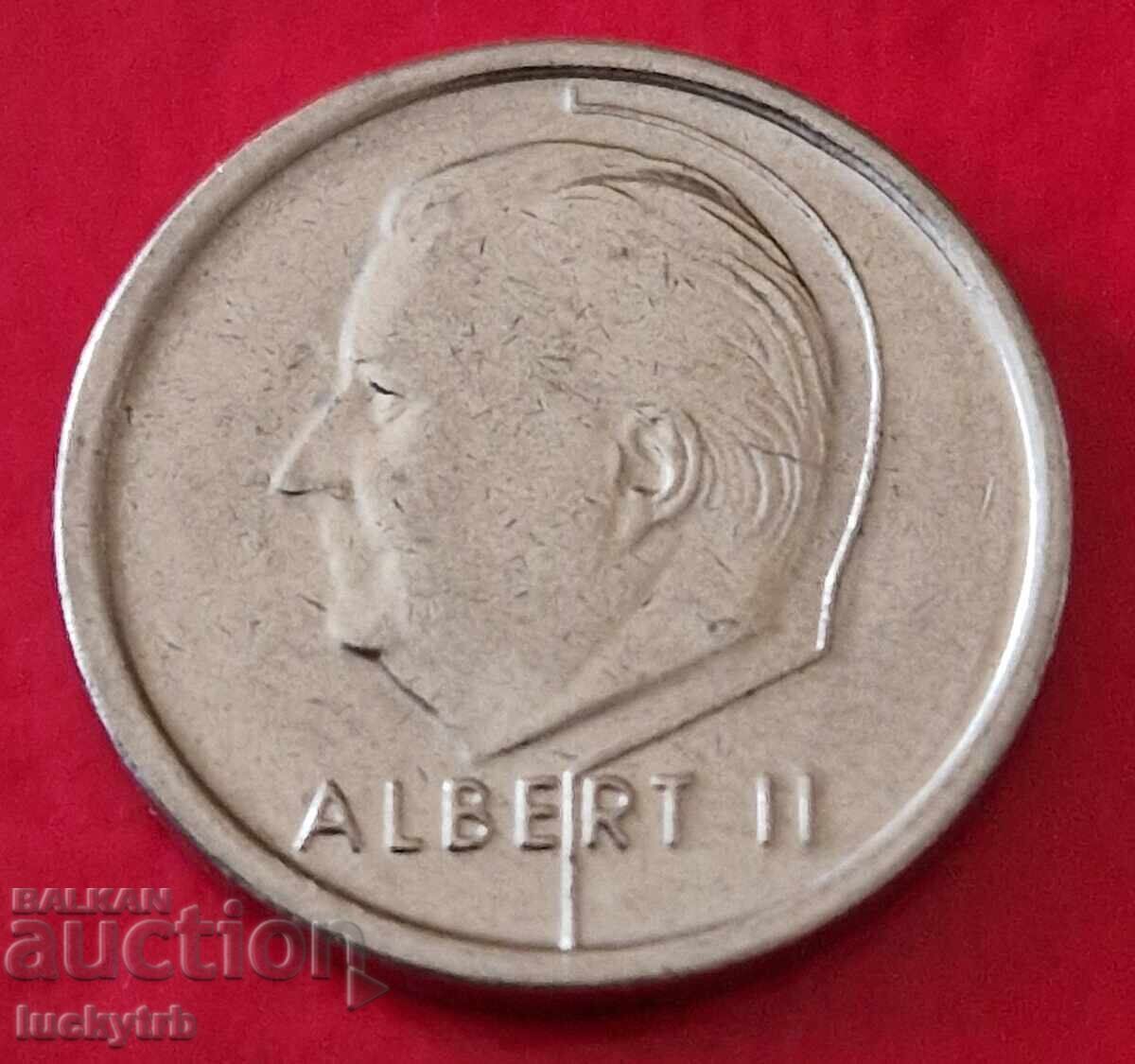 1 franc 1995 - Belgia - Inscripție în neerlandeză cu preț € 0.20 | 0.39 BGN