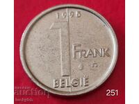 1 франк 1995 - Белгия - Надпис на нидерландски