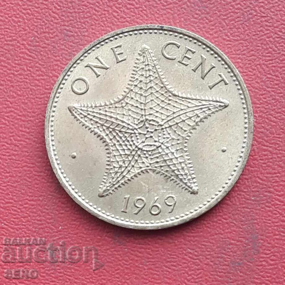 Bahamas-1 cent 1969