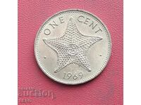 Bahamas-1 cent 1969