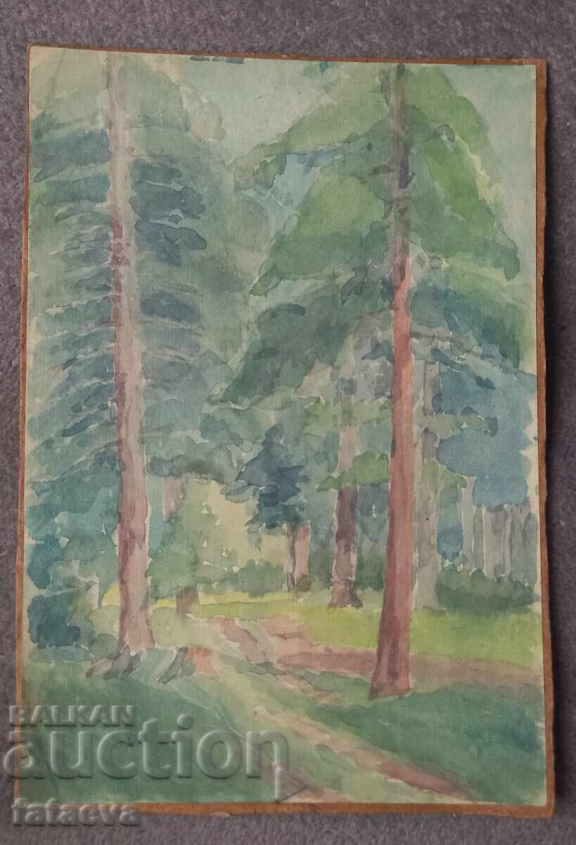 Acuarelă de artistul din Plovdiv Simeon Iliev