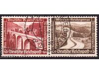 Germany Reich - 1936 - Modern Buildings - 2-K from a card - ZD, stamp