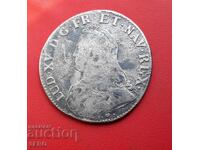 France - 1 Écu 1738 BB - Strasbourg