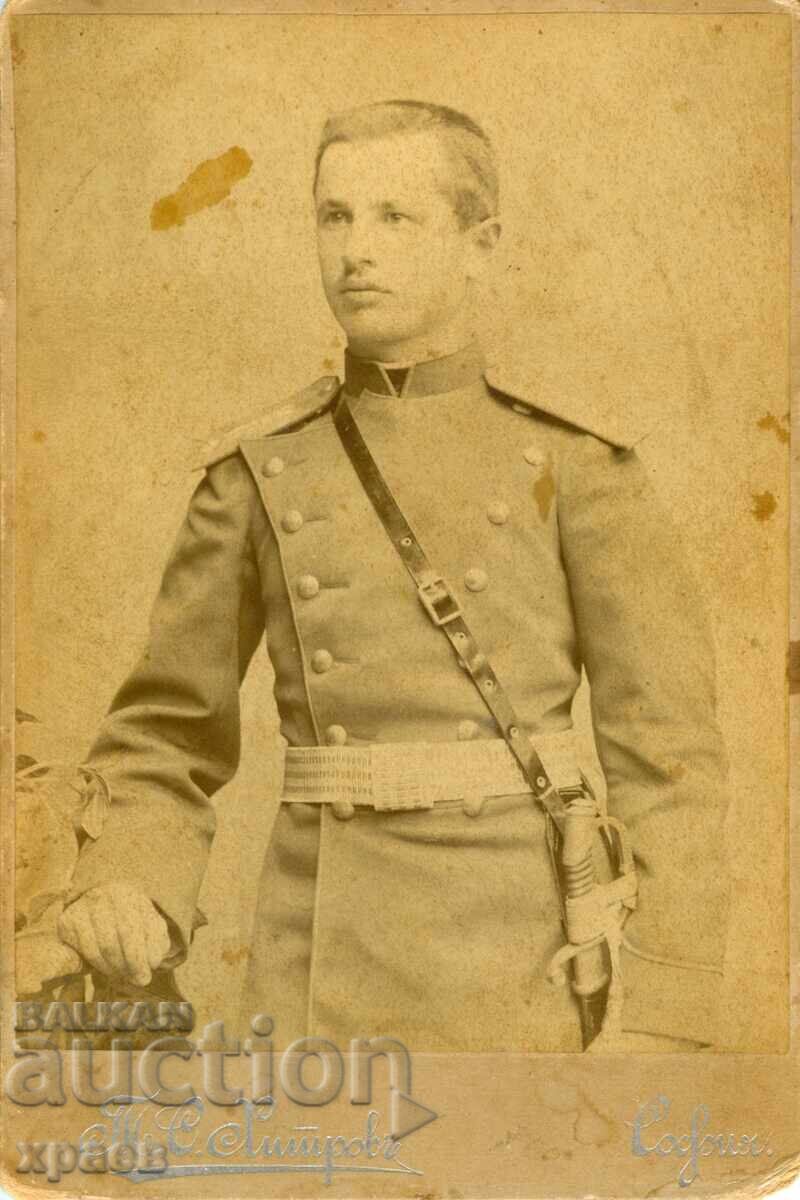 OLD PHOTOGRAPH - CARDBOARD - TOMA HITROV - SOFIA - 0479