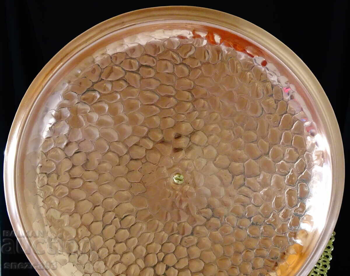 Кована медна тенджера с капак,чиста червeна мед 6 литра, 1.1 - 5