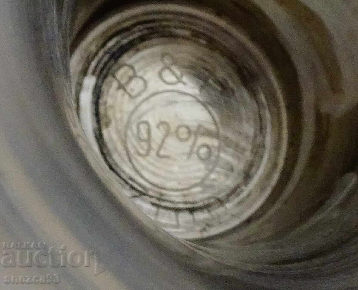 Калаен свещник с дръжка 9 см. - 7 Калаен свещник с дръжка 9 см. - 7