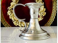 Sfeșnic din alamă cu mâner 9 cm