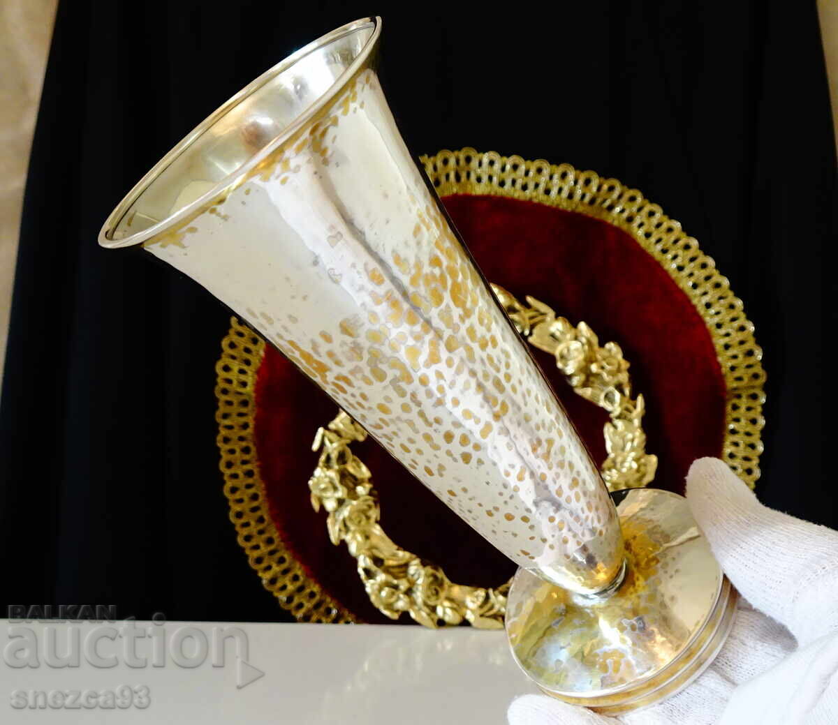 Silver cup, silver 800, hallmark, weight 102 g