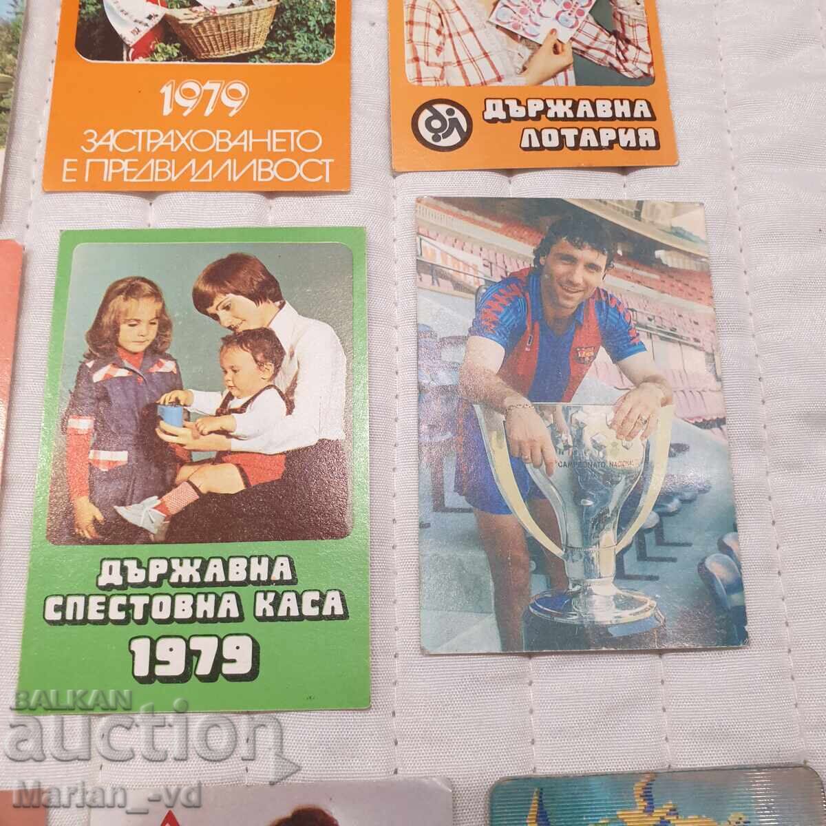 Παλιά ημερολόγια - 28 τεμάχια από το 1970 έως το 1981 με τιμή 20.00 BGN | € 10.23