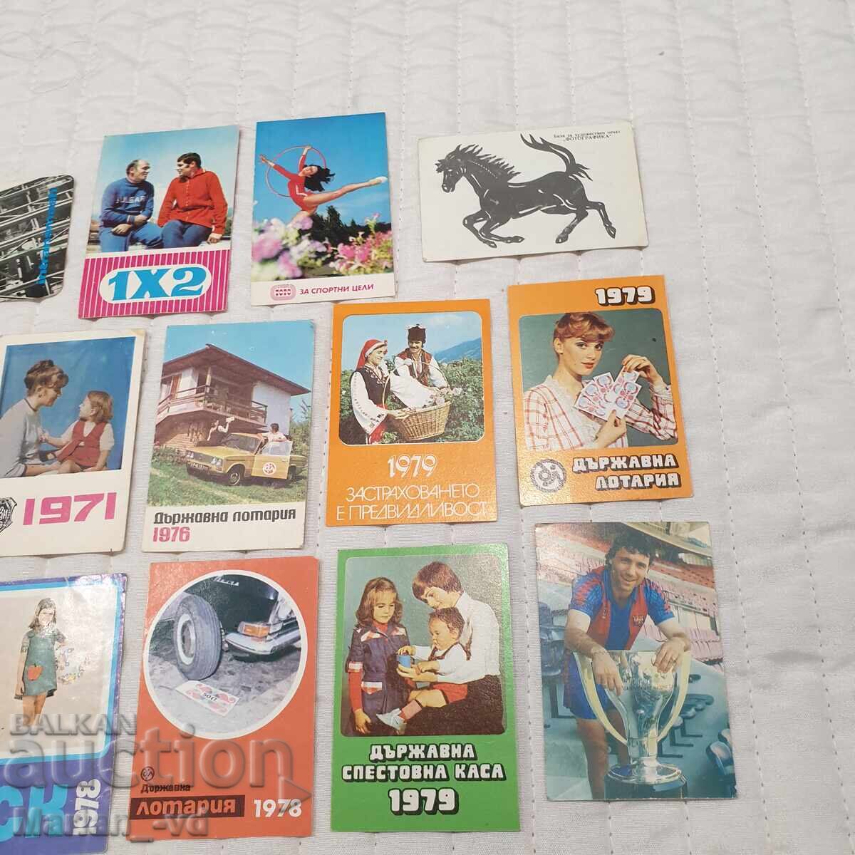 Παράδοση Παλιά ημερολόγια - 28 τεμάχια από το 1970 έως το 1981