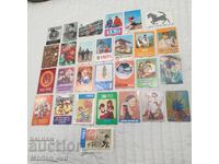 Calendaruțe vechi - 28 bucăți din 1970 până în 1981