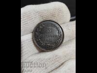 5 cents 1881