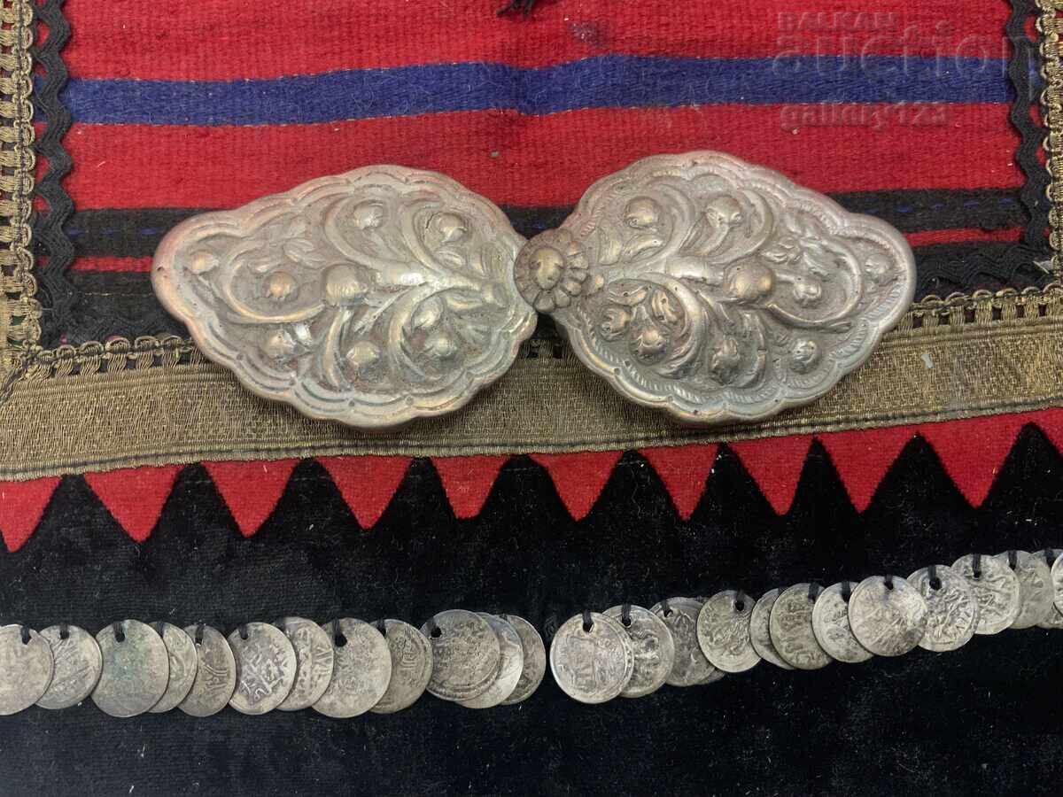 Renaissance silver buckles, minted and cast Renaissance silver buckles, minted and cast