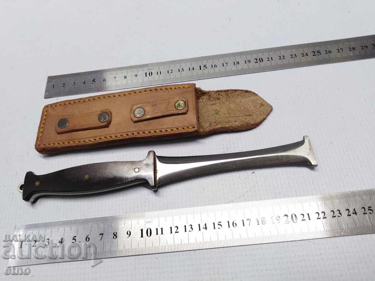 BULGARAN LANDING, Αλεξίπτωτο ΜΑΧΑΙΡΙ-ΚΟΦΤΗΣ ΜΕ ΔΕΡΜΑΤΙΝΟ ΚΟΠΤΗ με τιμή € 220.00 | 430.28 BGN