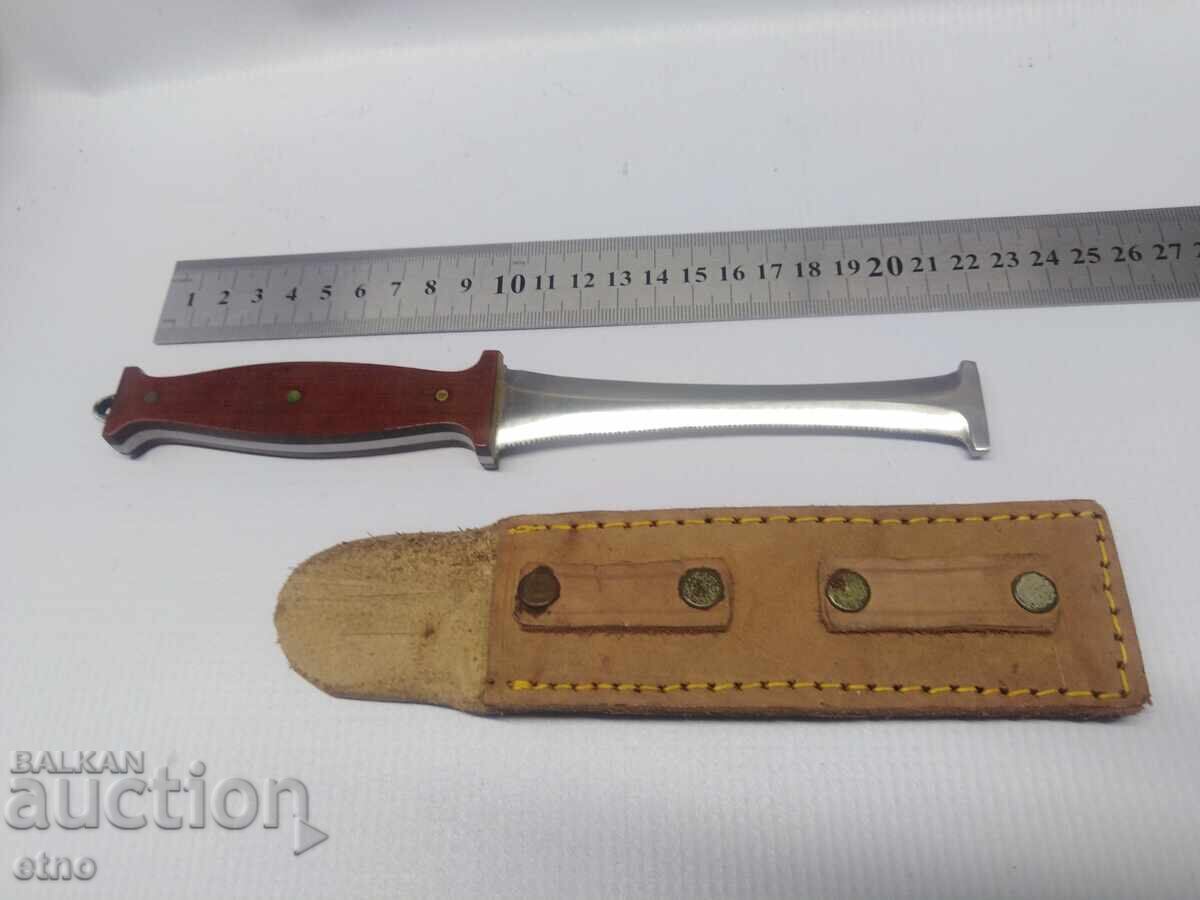 Δημοπρασία BULGARAN LANDING, Αλεξίπτωτο ΜΑΧΑΙΡΙ-ΚΟΦΤΗΣ ΜΕ ΔΕΡΜΑΤΙΝΟ ΚΟΠΤΗ