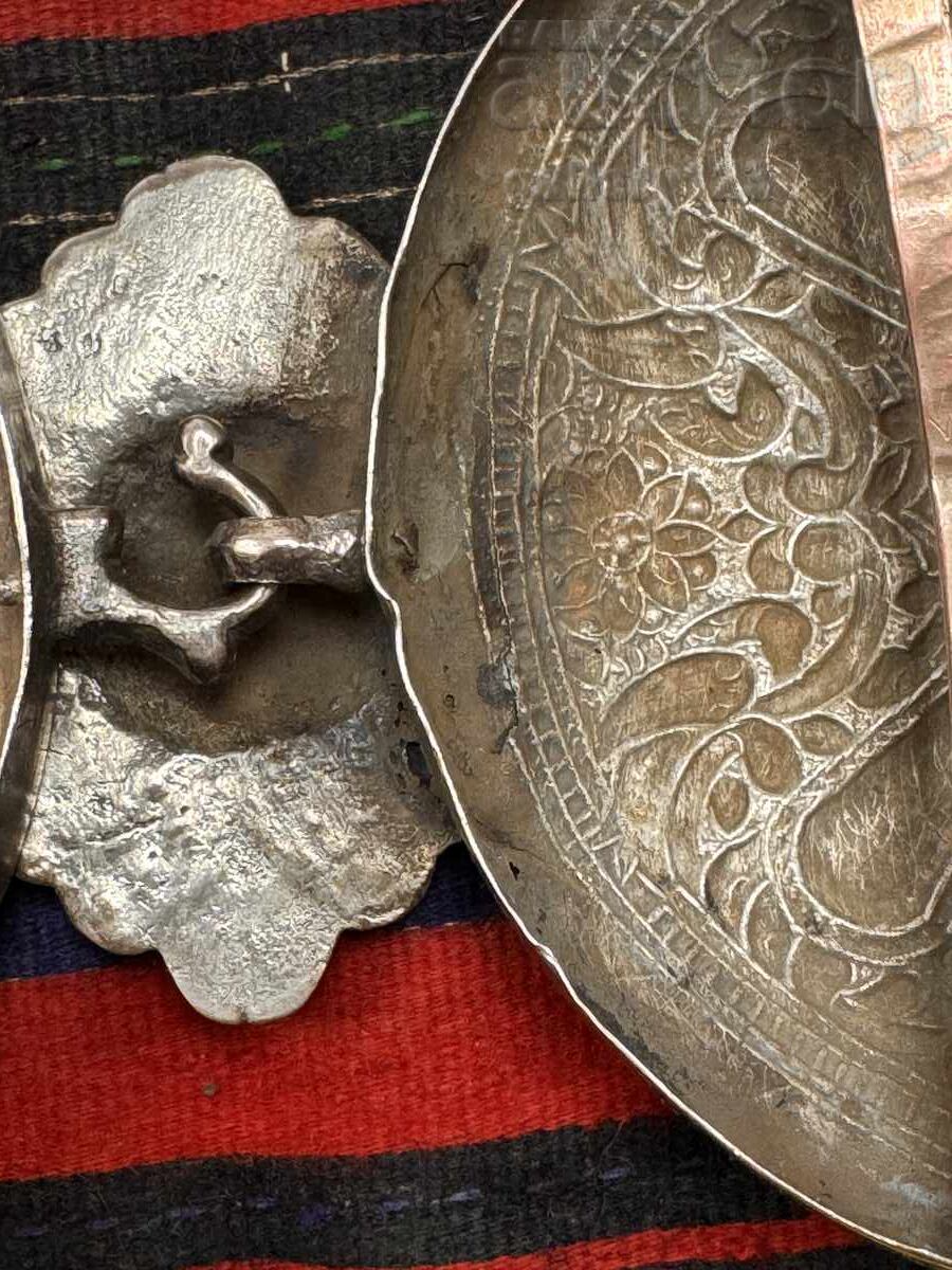 Revival-era belt buckles, Pirin Macedonia, silver, stamped, forged - 6 Revival-era belt buckles, Pirin Macedonia, silver, stamped, forged - 6