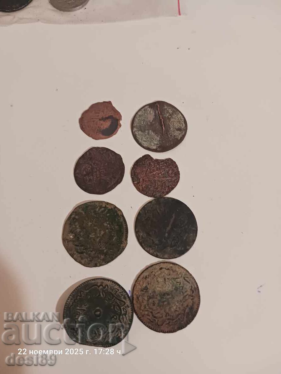 Auction  8 Copper pieces