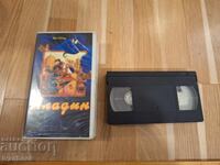 VHS Video Cassette - Animation Aladdin, Mickey Mouse
