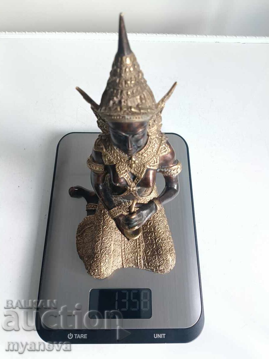 Bronze, Thai figure of a mythical creature - 6