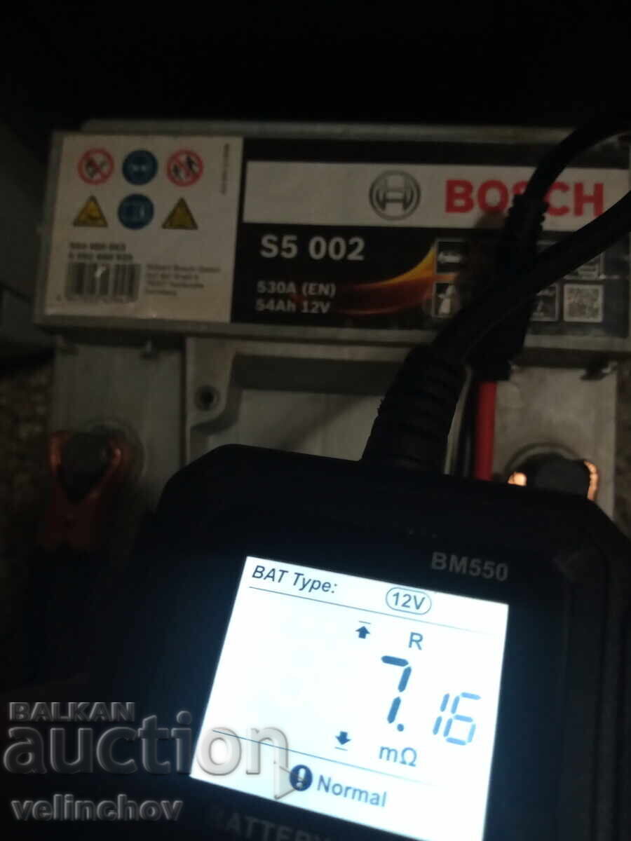 Acumulator BOSCH AGM 54 Ah / 530 A / 12 V - 6