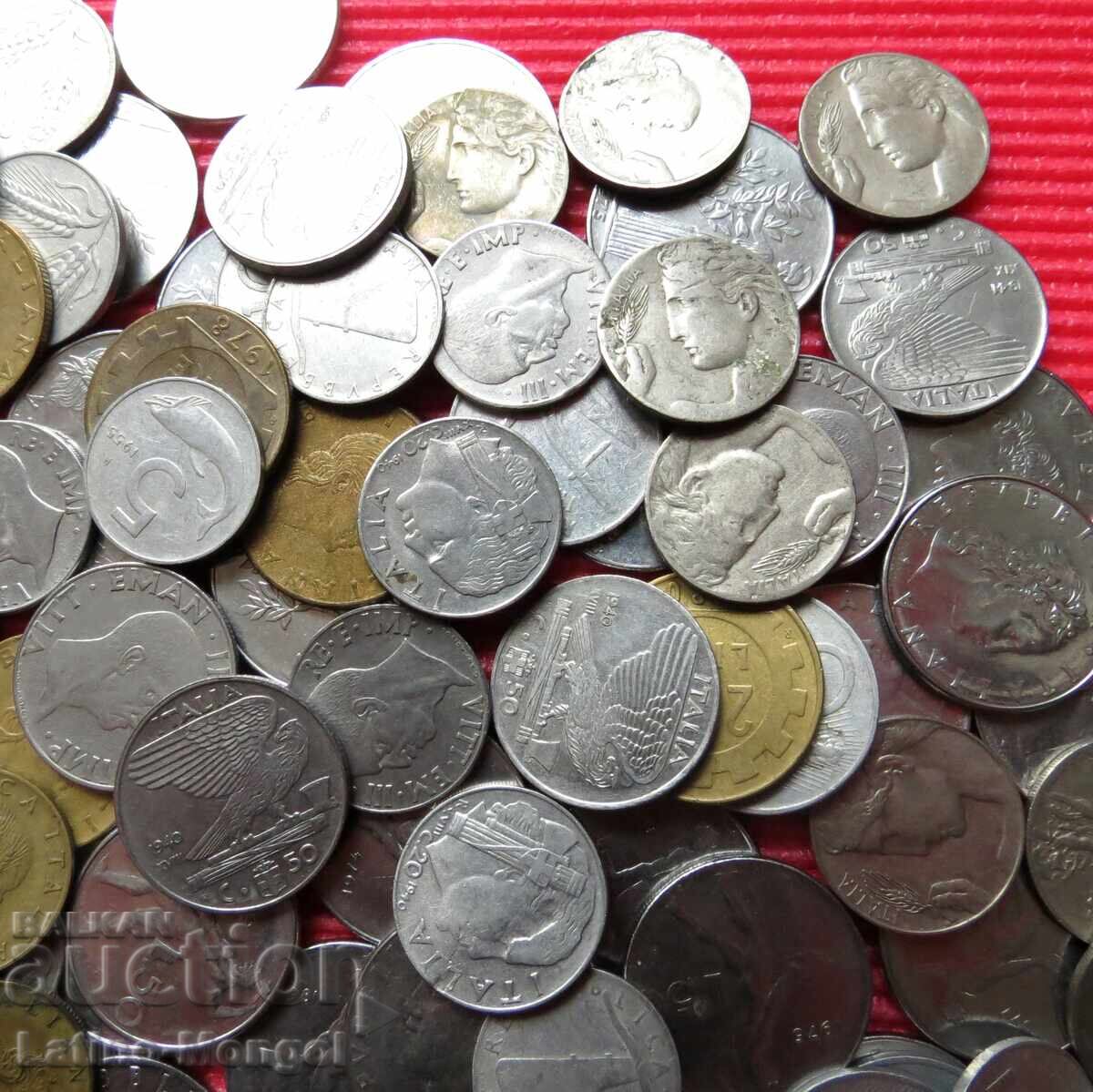 Auction  Италия - 300 монети 1920 - 1990