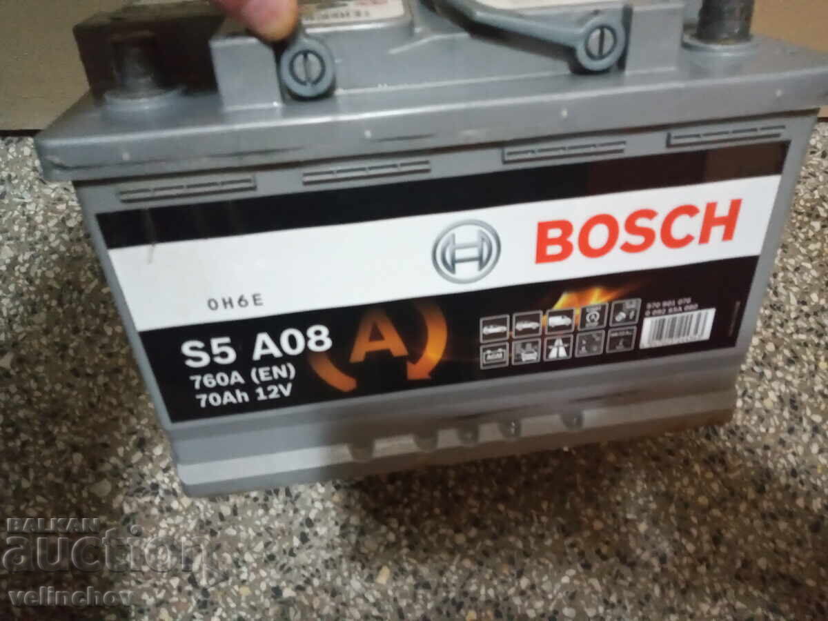 Bosch AGM Battery 70 Ah / 760 A / 12 V with price 160.00 BGN | € 81.81